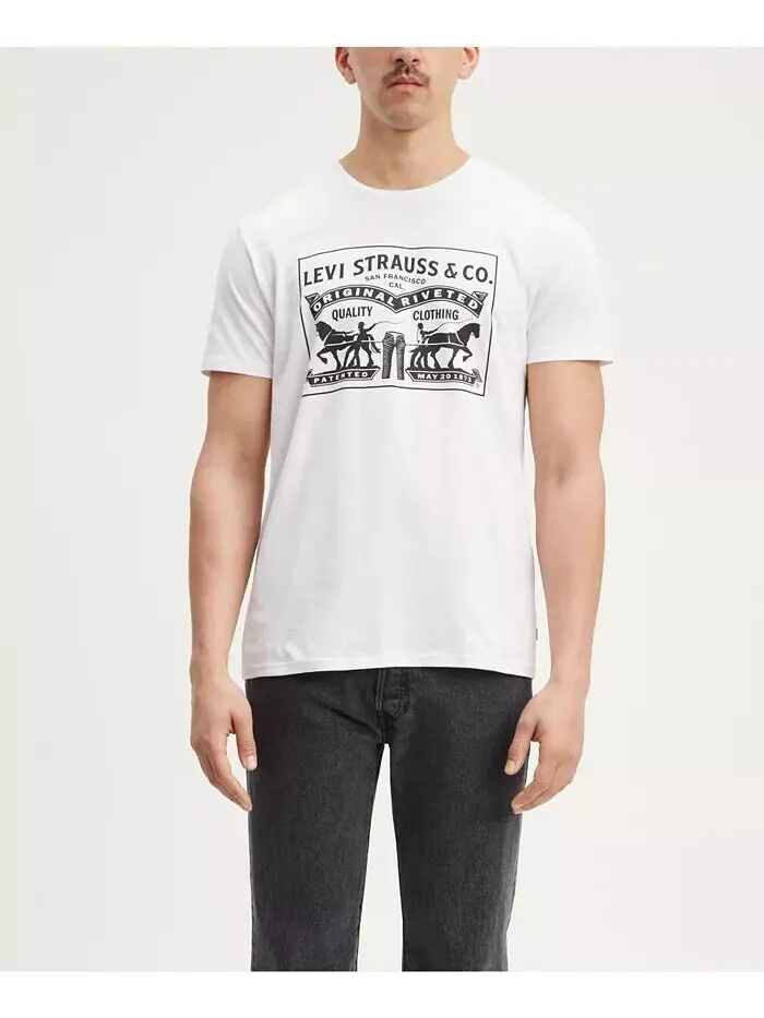 Футболка мужская с круглым вырезом и принтом 2-Horse Regular Fit Levi's
