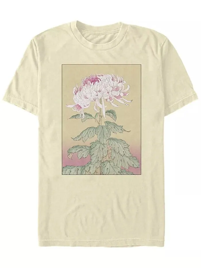 Футболка мужская Asian Blossom с коротким рукавом и круглым вырезом Fifth Sun — изображение 1 из 1, прозрачный