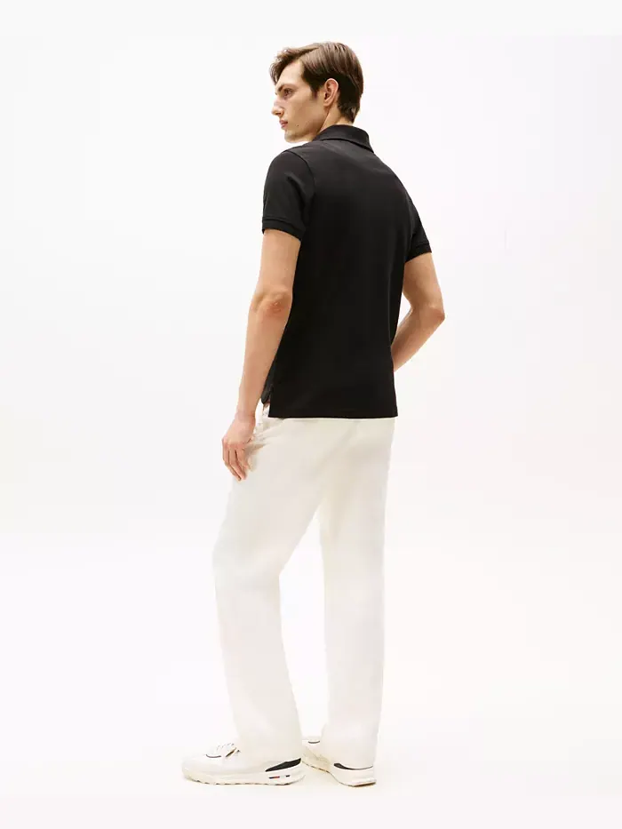 Мужская поло 1985 Slim Fit Tommy Hilfiger — изображение 4 из 5, черный