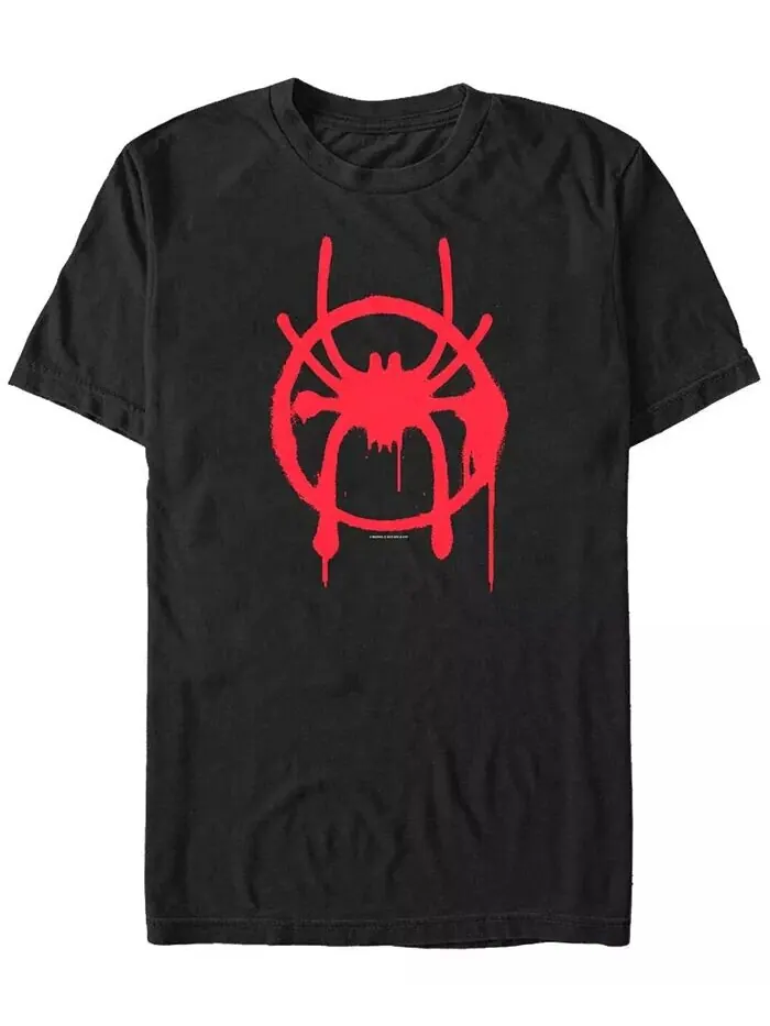 Футболка с коротким рукавом для мужчин Marvel Spider-Man Miles Morales Spider Logo Costume Fifth Sun — изображение 1 из 1