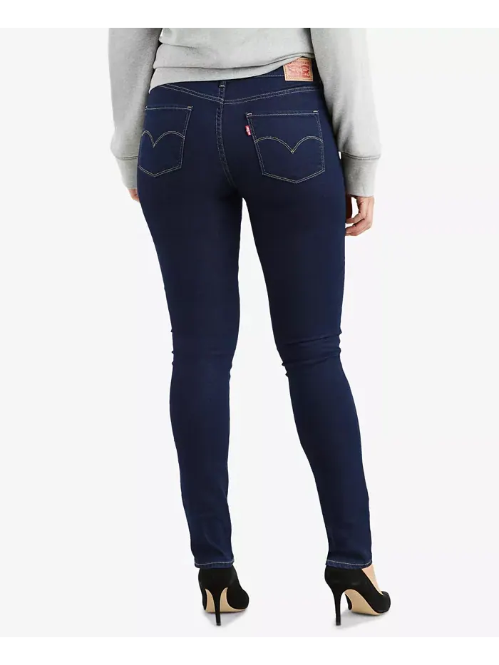 Женские скинни джинсы 311 с эффектом коррекции фигуры, укороченные Levi's — изображение 2 из 6, голубой