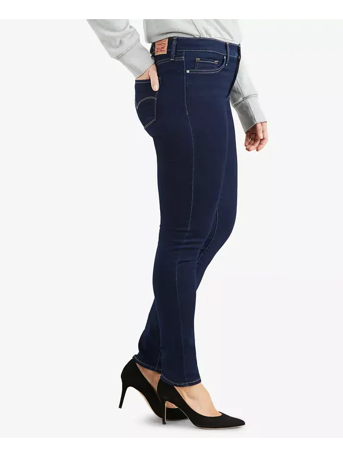 Женские скинни джинсы 311 с эффектом коррекции фигуры, укороченные Levi's — изображение 3 из 6, голубой