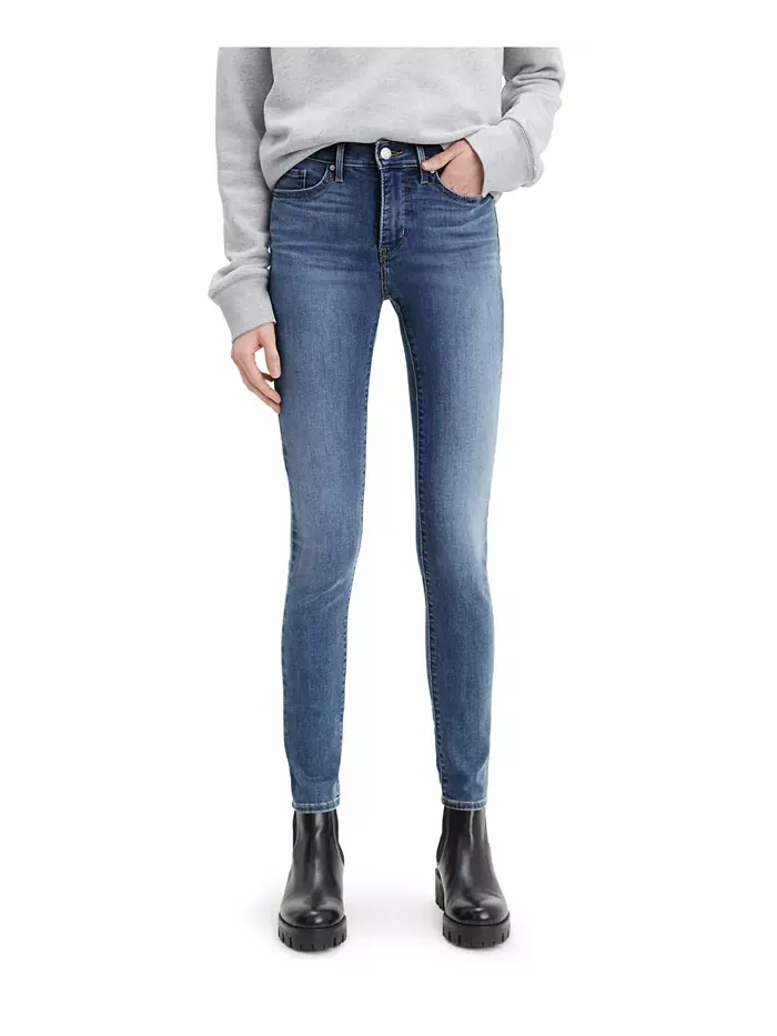 Женские скинни джинсы 311 с эффектом коррекции фигуры, укороченные Levi's