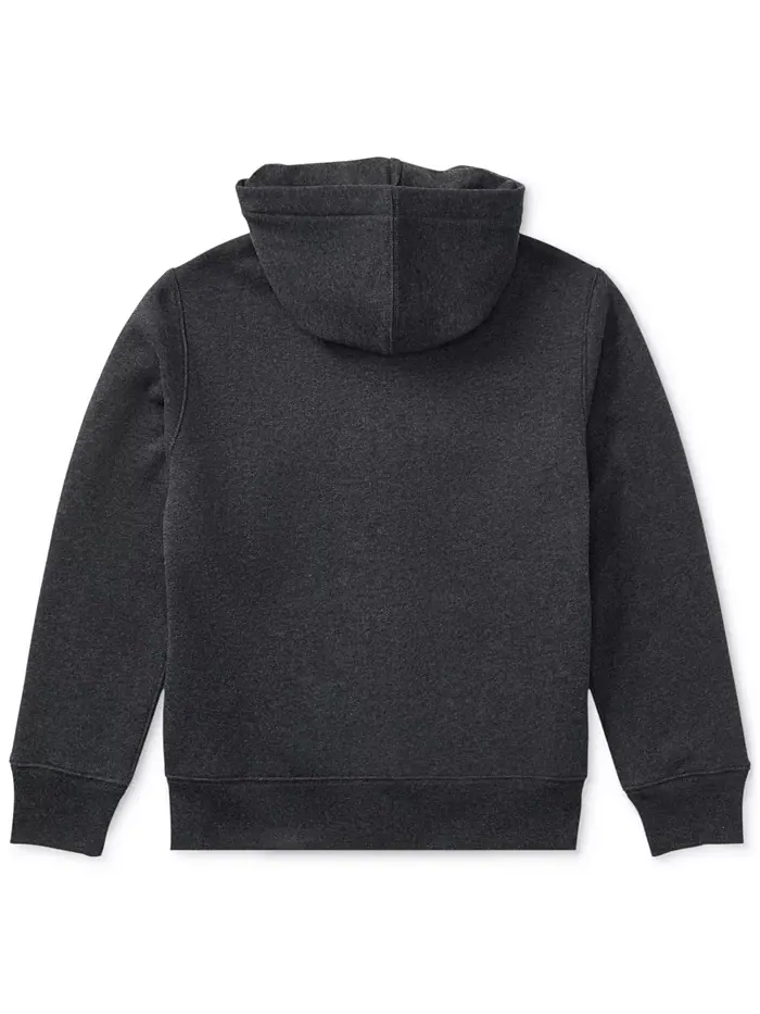Хлопковый флисовый худи на молнии для мальчиков Big Boys Polo Ralph Lauren — изображение 2 из 5, цвет вереска