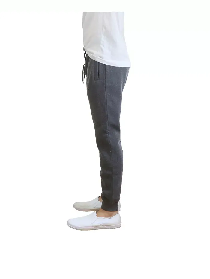 Мужские утепленные спортивные брюки Slim-Fit, 2 пары Galaxy By Harvic — изображение 2 из 2, серый