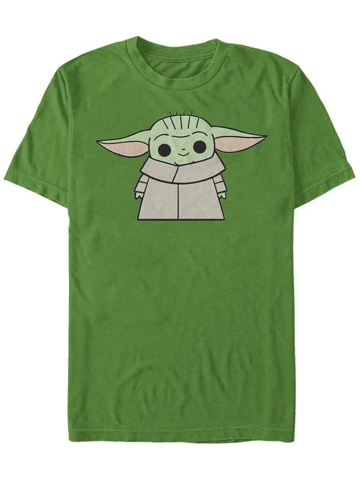 Мужская футболка Baby Yoda Standing с короткими рукавами и круглым вырезом Fifth Sun — изображение 1 из 1, зеленый