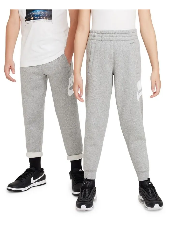 Флисовые спортивные брюки Big Kids Club Nike — изображение 3 из 5, темный серый