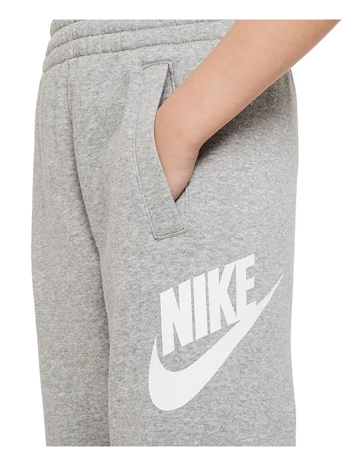 Флисовые спортивные брюки Big Kids Club Nike — изображение 4 из 5, темный серый