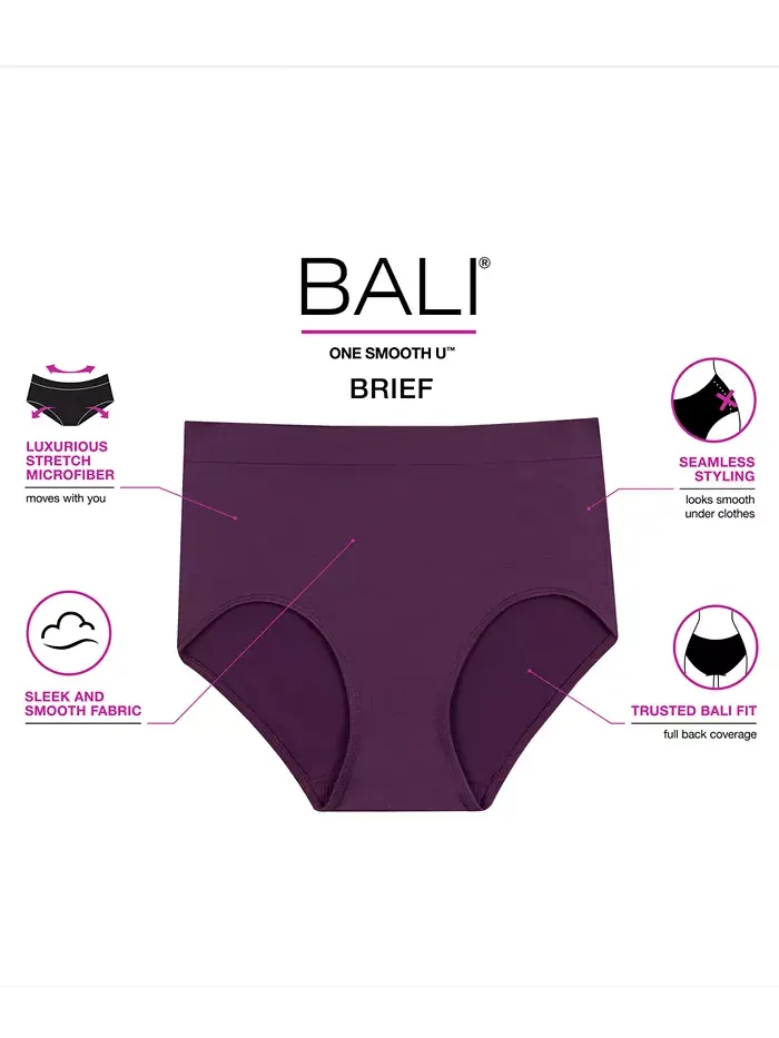 Трусы One Smooth U All Over Smoothing Brief Underwear 2361 Bali — изображение 3 из 3, коричневый/бежевый