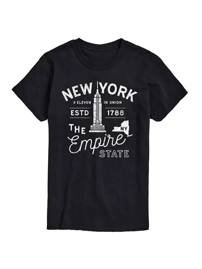 Мужская футболка с коротким рукавом Hybrid Apparel New York AIRWAVES — изображение 1 из 7, черный