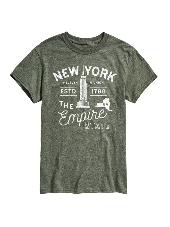 Футболка мужская с коротким рукавом Hybrid Apparel New York AIRWAVES — изображение 1 из 7, зеленый