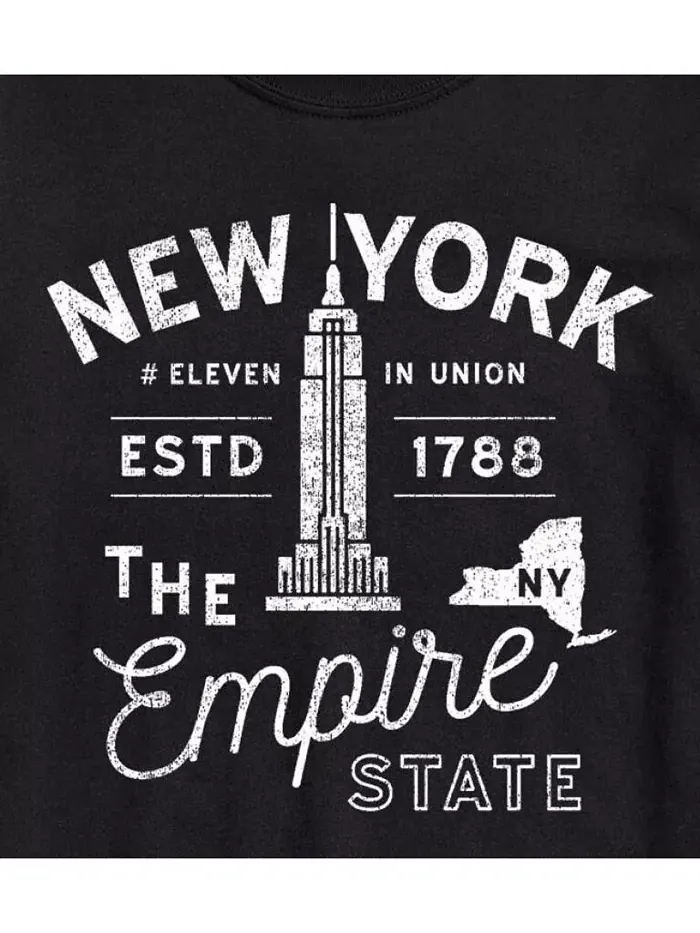 Футболка мужская с коротким рукавом Hybrid Apparel New York AIRWAVES — изображение 7 из 7, синий