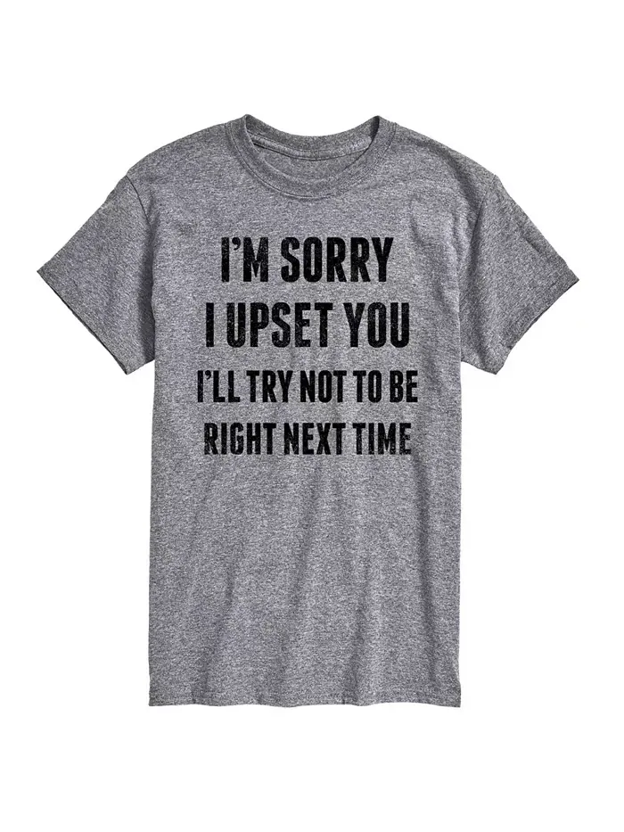 Футболка мужская с коротким рукавом Hybrid Apparel Sorry I Upset You AIRWAVES — изображение 1 из 7, приглушенный