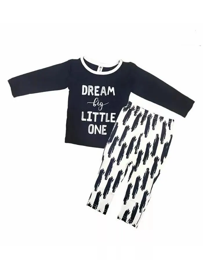 Пижамы для мальчиков и девочек-малышей Earth Baby Outfitters — серый