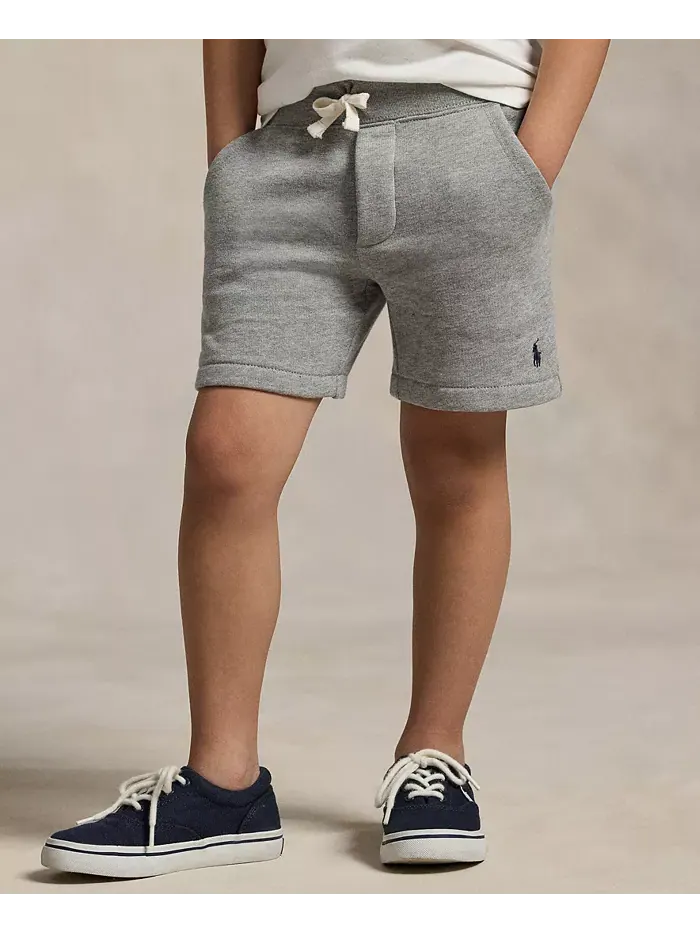 Детские и мальчиковые флисовые шорты на резинке Polo Ralph Lauren — изображение 1 из 3, черный