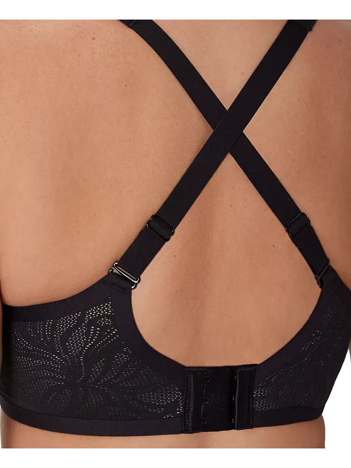Женский бюстгальтер с эффектом сглаживания на косточках Coolest Smoothing Underwire T-Shirt Bra — изображение 5 из 5, черный
