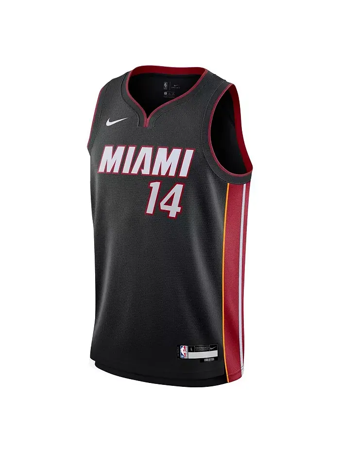 Футболка баскетбольная Miami Heat Tyler Herro для подростков - Icon Edition — изображение 2 из 3, черный
