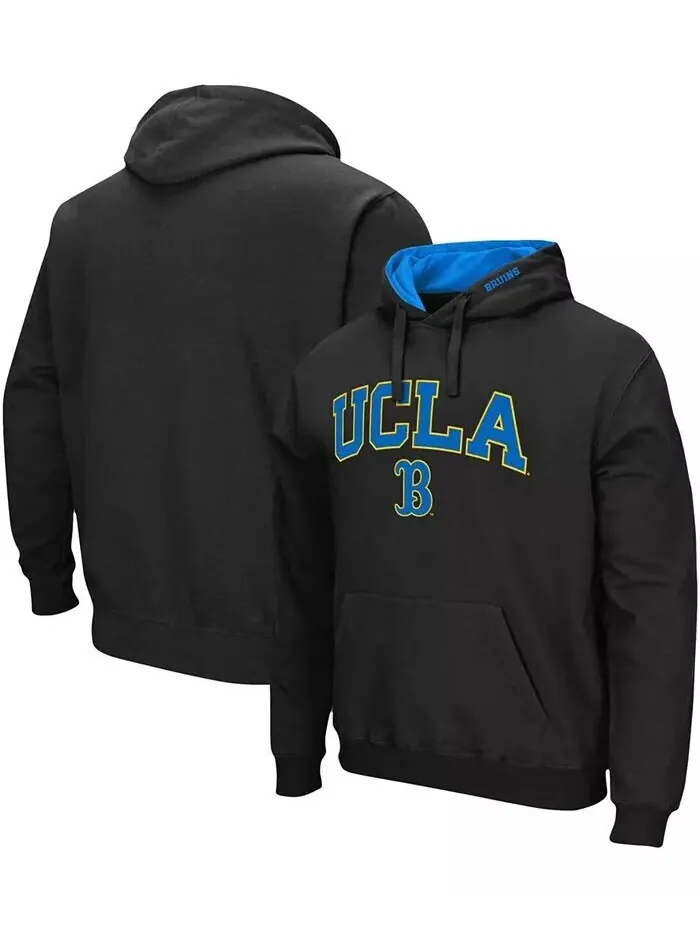 Мужская толстовка с капюшоном UCLA Bruins Arch Logo 3.0 Colosseum — изображение 1 из 3, черный