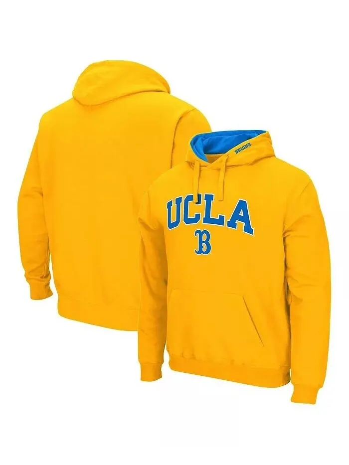 Мужская толстовка с капюшоном UCLA Bruins Arch Logo 3.0 Colosseum — изображение 1 из 5, золото