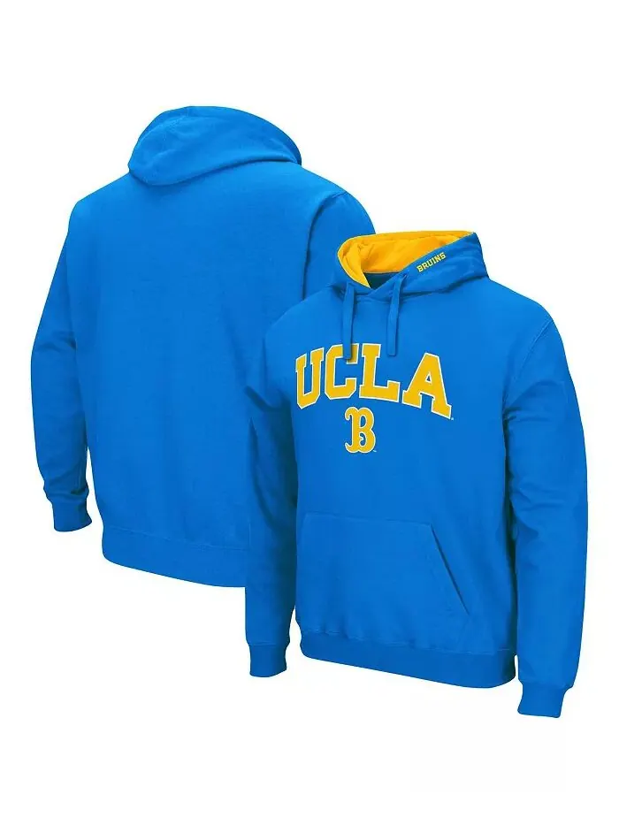 Мужская толстовка с капюшоном UCLA Bruins Arch Logo 3.0 Colosseum — изображение 1 из 5, синий