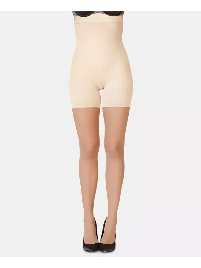 Высокие утягивающие колготки SPANX — изображение 2 из 3, коричневый/бежевый