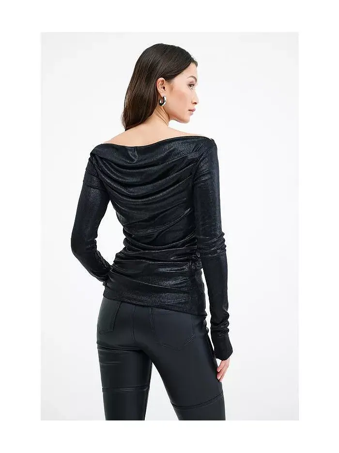 Женский топ Cooper Metallic Marcella — изображение 3 из 7, оникс