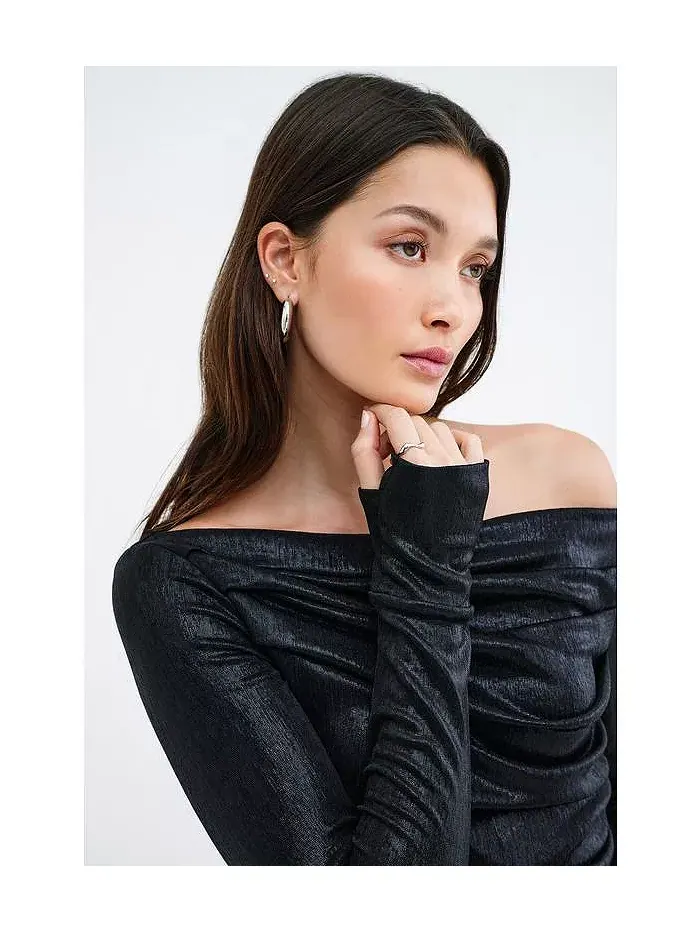 Женский топ Cooper Metallic Marcella — изображение 4 из 7, оникс