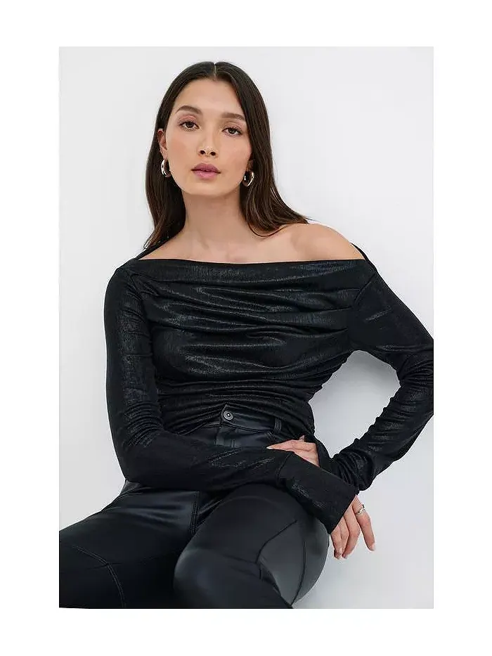 Женский топ Cooper Metallic Marcella — изображение 6 из 7, оникс