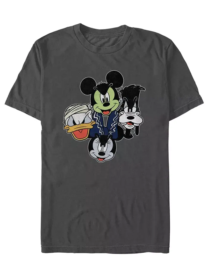 Мужская футболка Mickey Classic с круглым вырезом Fifth Sun — изображение 1 из 3, серый
