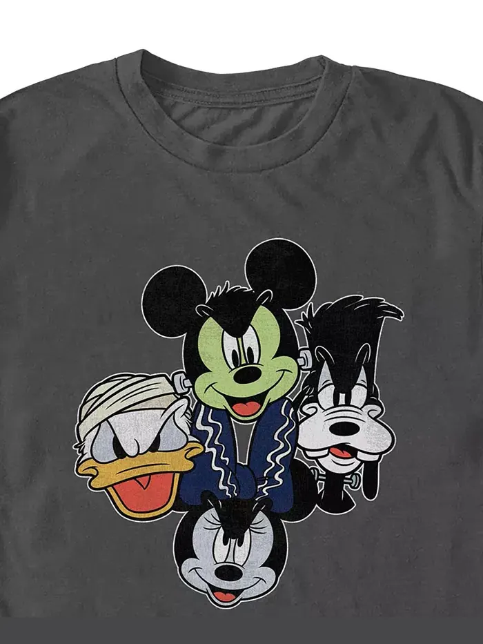 Мужская футболка Mickey Classic с круглым вырезом Fifth Sun — изображение 3 из 3, серый