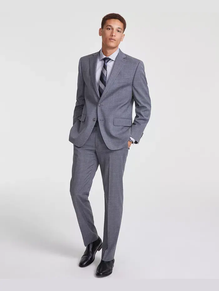 Перри Эллис Мужской Костюм Modern-Fit Solid Nested Perry Ellis Portfolio