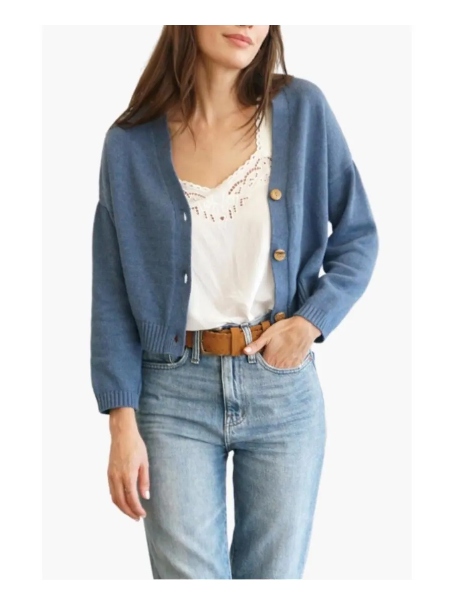 Женский хлопковый укороченный кардиган Diana Paneros Clothing