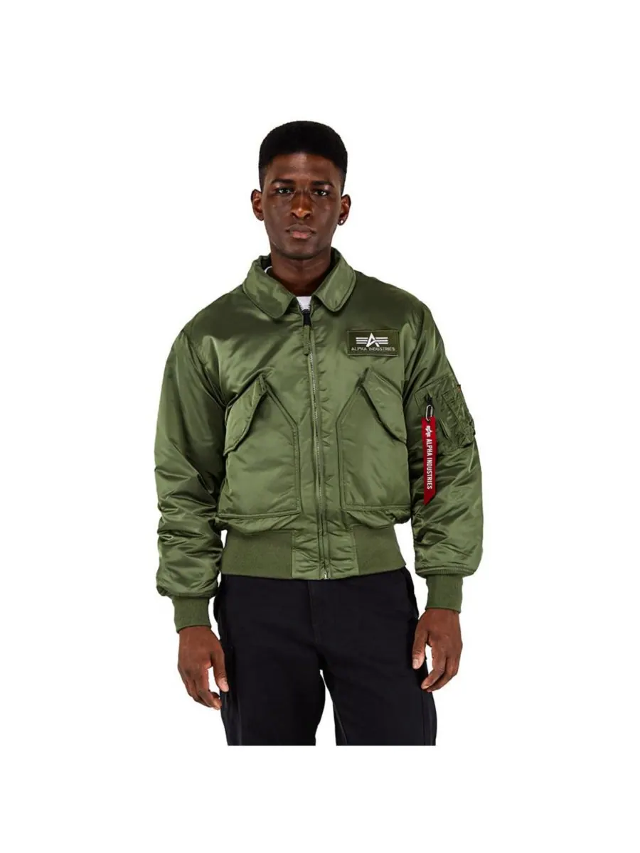 Мужская летная куртка Alpha Cwu 45/P Alpha Industries — зеленый