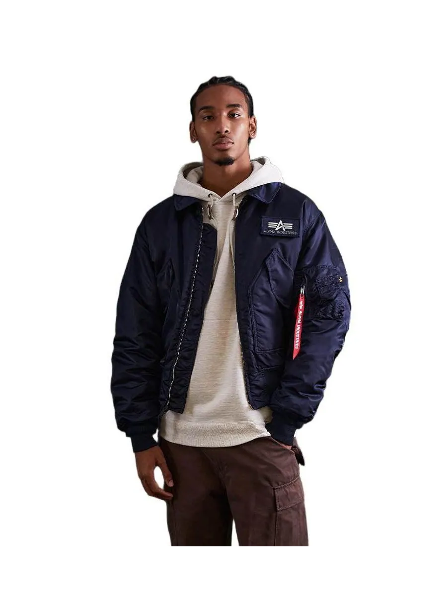 Мужская летная куртка Alpha Cwu 45/P Alpha Industries — синий