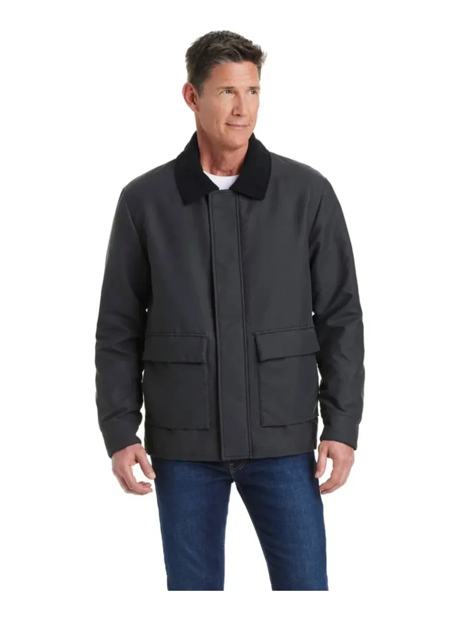 Мужская куртка-барн с вощеным хлопком, модель Waxed Barn Jacket Vince Camuto