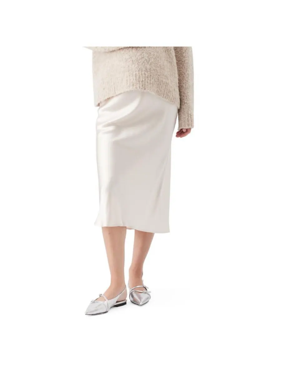 Юбка для беременных из атласа с кристаллами Ripe Maternity