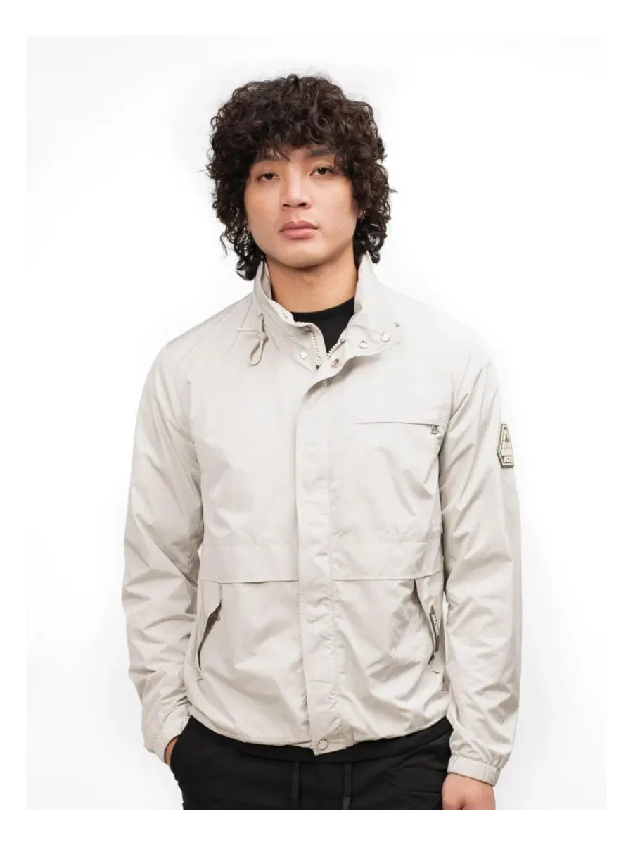 Ветровка легкая мужская с капюшоном, с принтом, Atlas Lightweight Windbreaker JACK1T