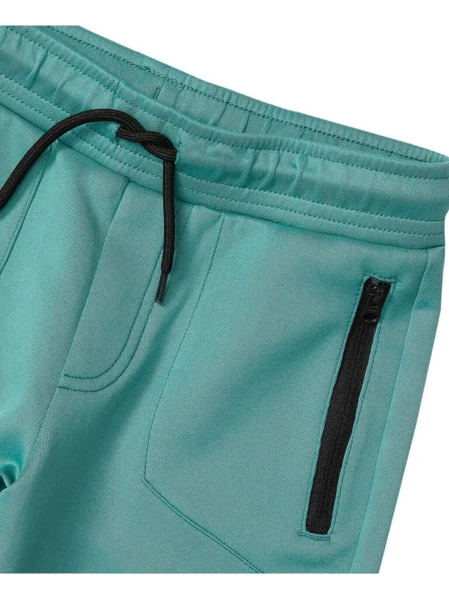 Спортивные брюки с эластичным поясом и манжетами, Active Tech Joggers Lands' End — изображение 3 из 3, синий