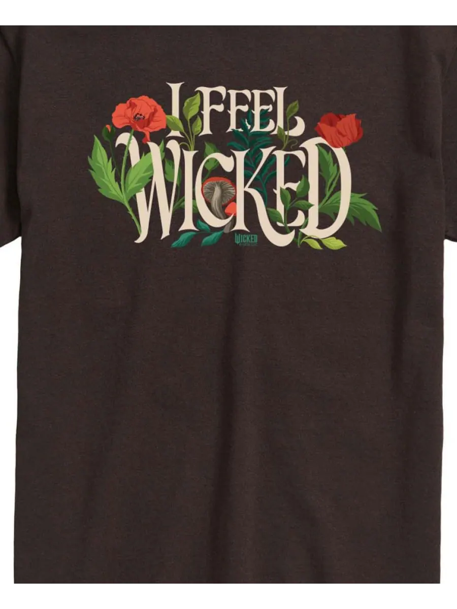 Мужская футболка с коротким рукавом и графическим принтом "Wicked Part 2 I Feel Wicked" AIRWAVES — изображение 3 из 3