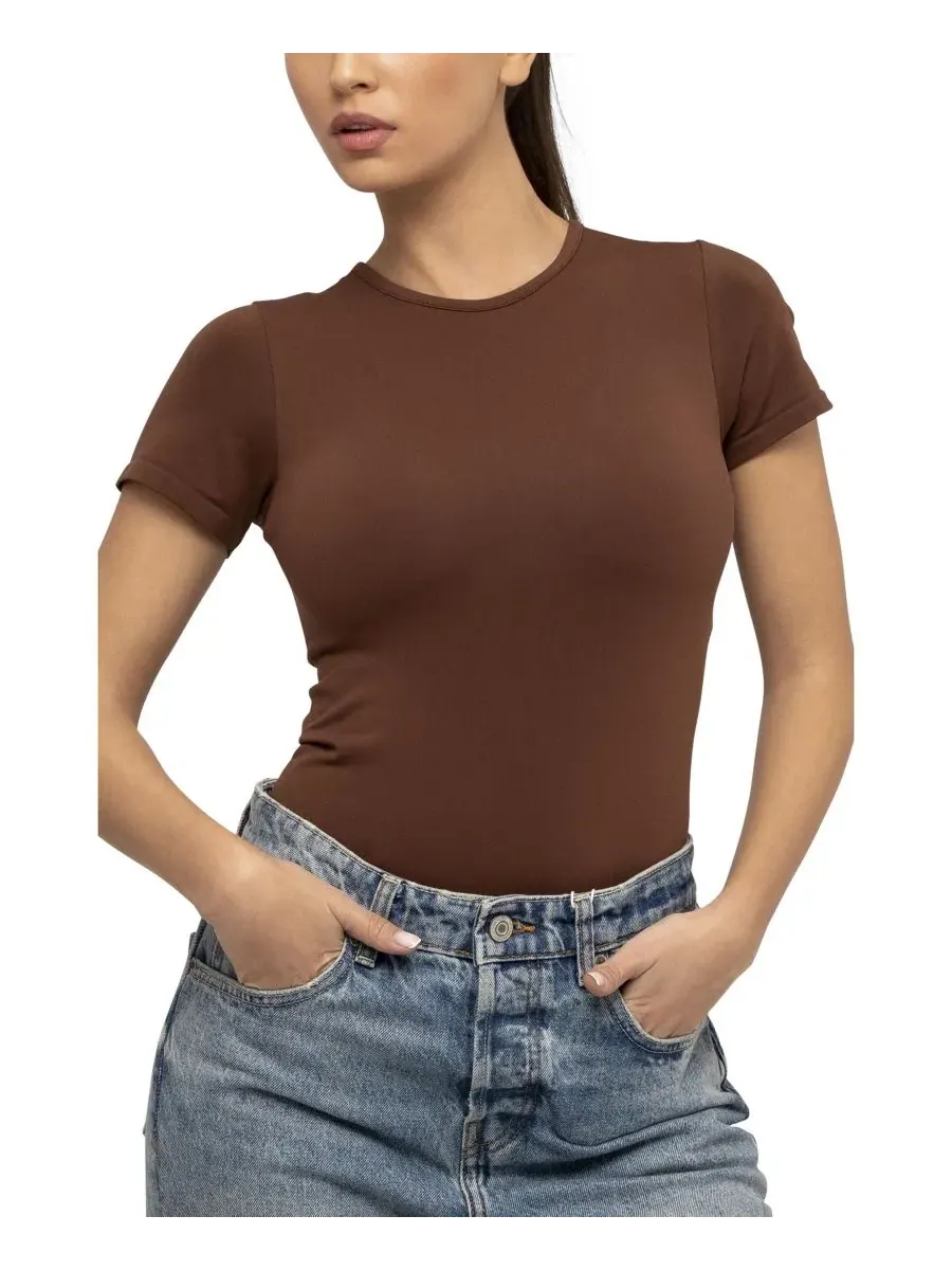 Футболка с коротким рукавом и круглым вырезом, модель The Perfect Short-Sleeve Crewneck T-Shirt