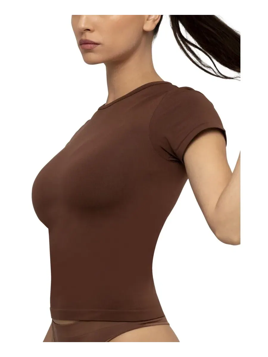 Футболка с коротким рукавом и круглым вырезом, модель The Perfect Short-Sleeve Crewneck T-Shirt — изображение 2 из 6