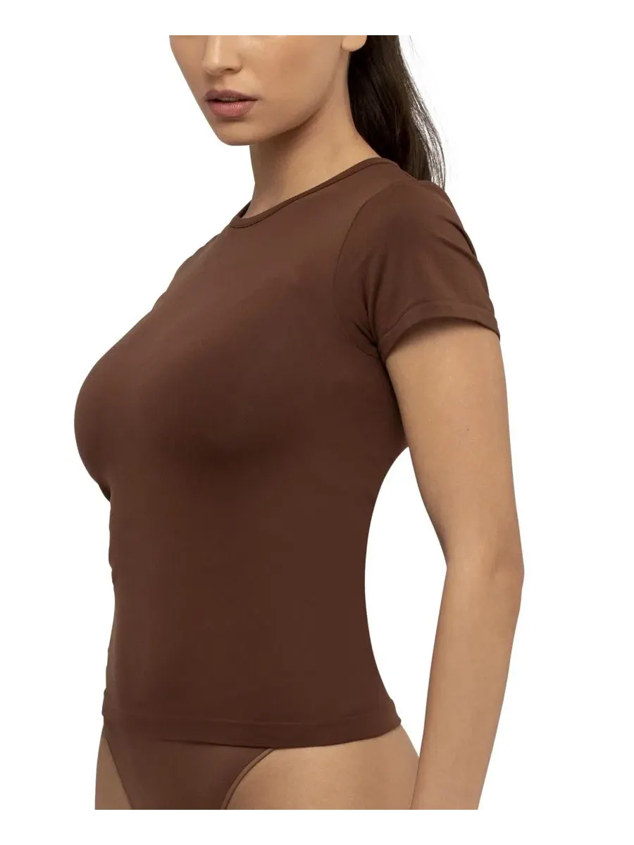 Футболка с коротким рукавом и круглым вырезом, модель The Perfect Short-Sleeve Crewneck T-Shirt — изображение 3 из 6