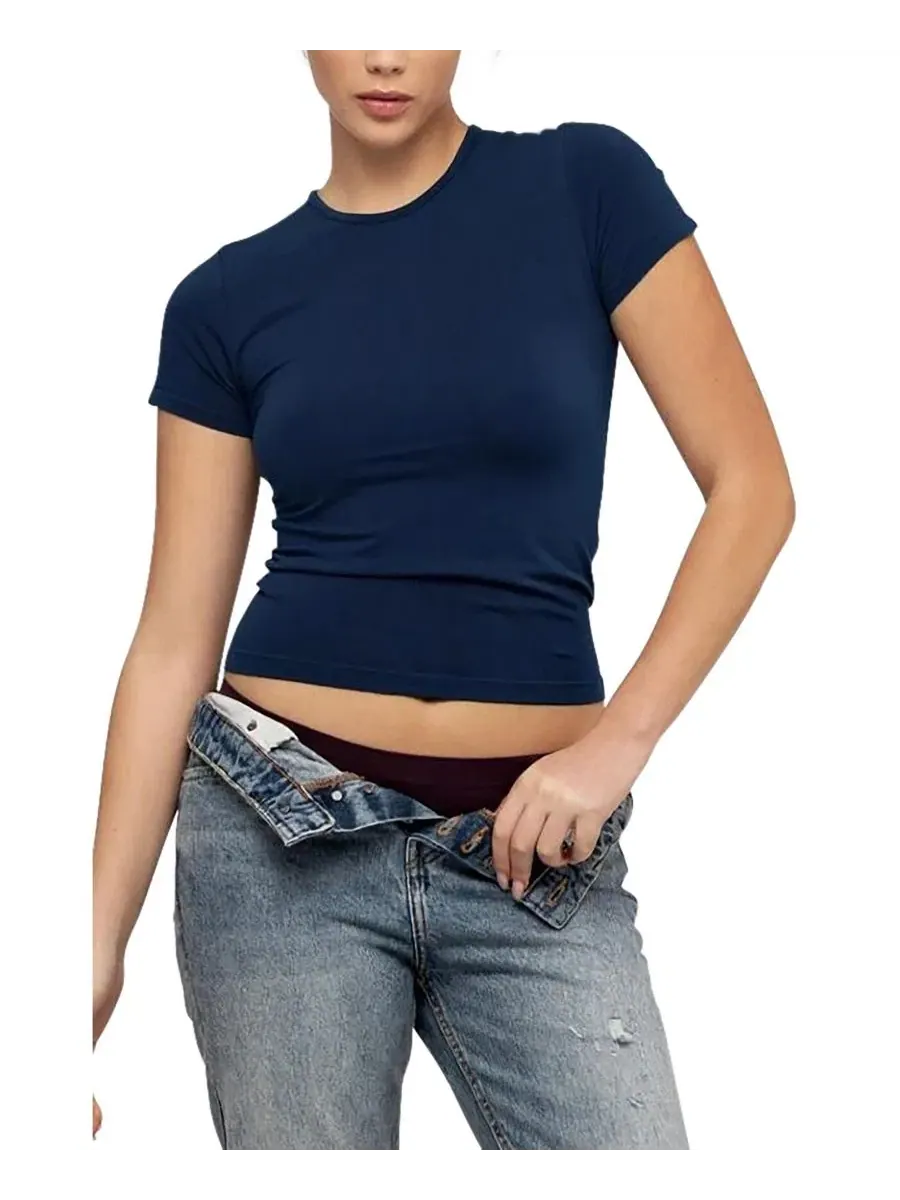 Футболка с коротким рукавом и круглым вырезом The Perfect Short-Sleeve Crewneck T-Shirt Underoutfit