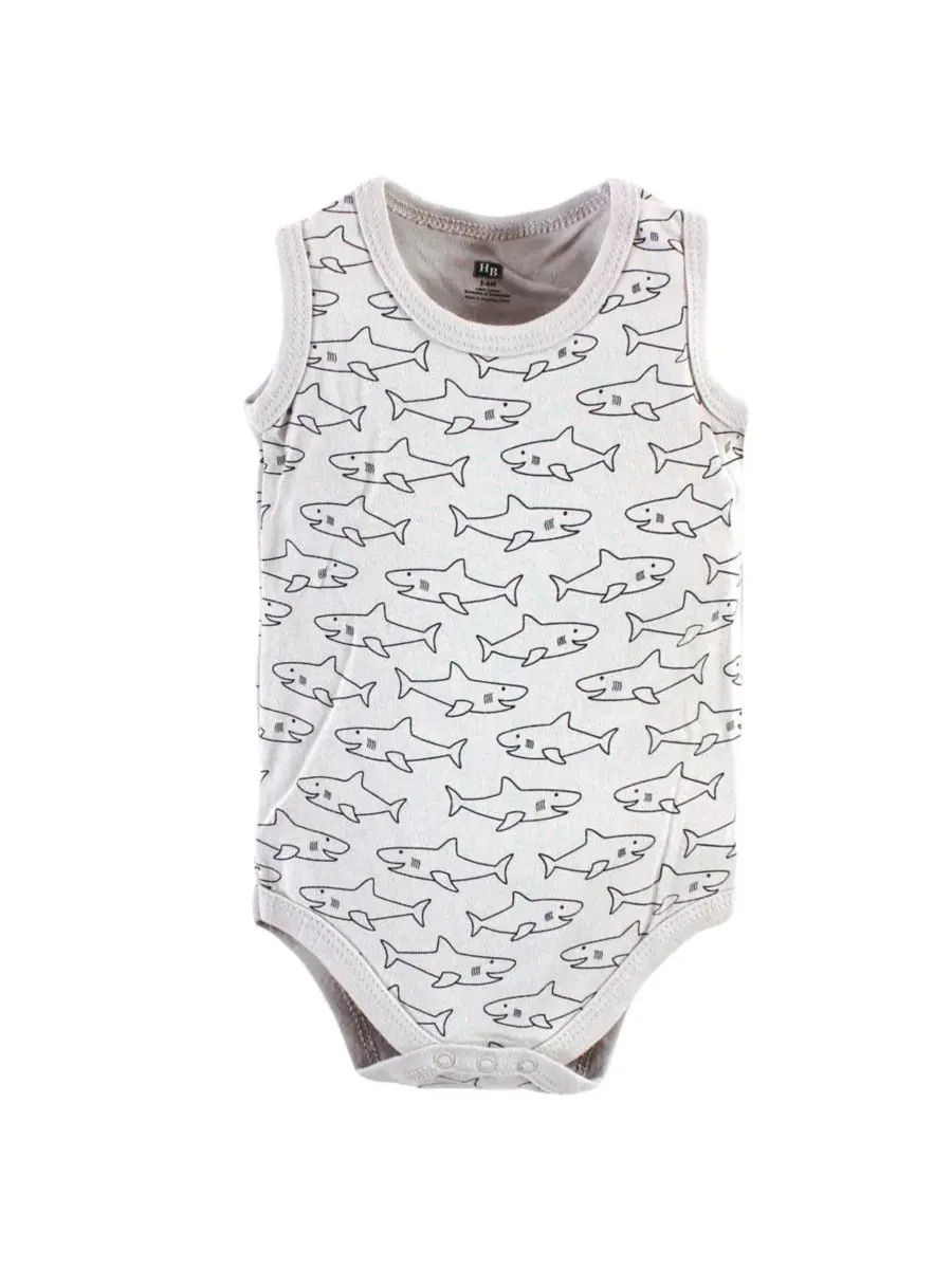 Мягкие хлопковые комбинезоны без рукавов Hudson Baby, Shark Patrol — изображение 4 из 7