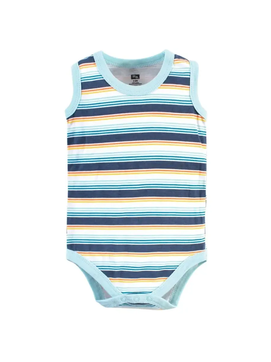 Мягкие хлопковые комбинезоны без рукавов Hudson Baby, Surfer Dude — изображение 6 из 9