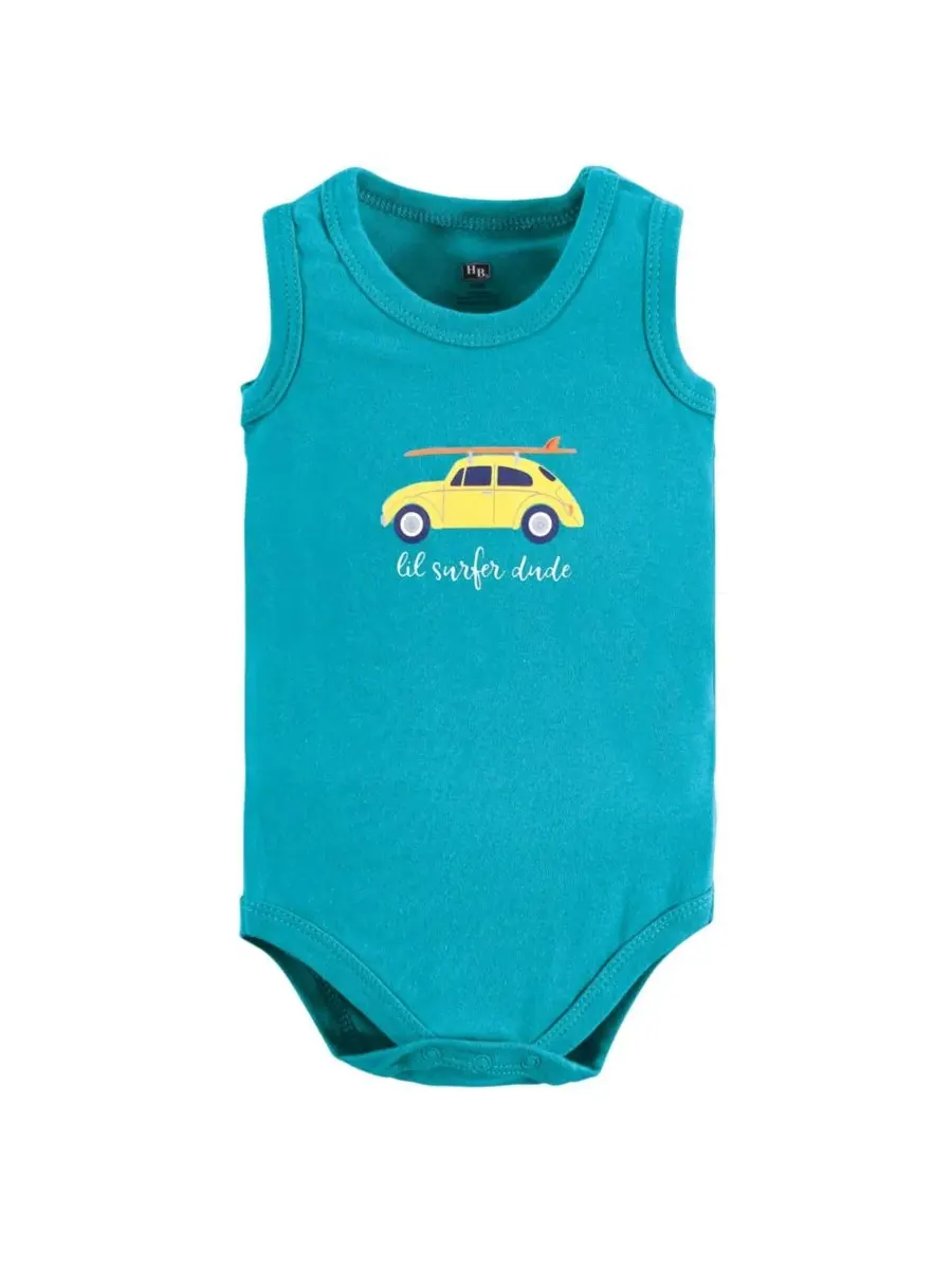 Мягкие хлопковые комбинезоны без рукавов Hudson Baby, Surfer Dude — изображение 9 из 9