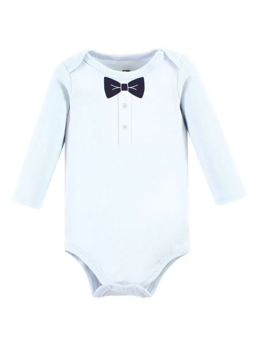 Коллекция из пяти хлопковых боди с длинными рукавами Hudson Baby, Hola Ladies 5-Pack — изображение 4 из 7