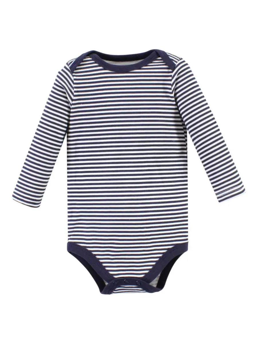 Коллекция из пяти хлопковых боди с длинными рукавами Hudson Baby, Hola Ladies 5-Pack — изображение 6 из 7