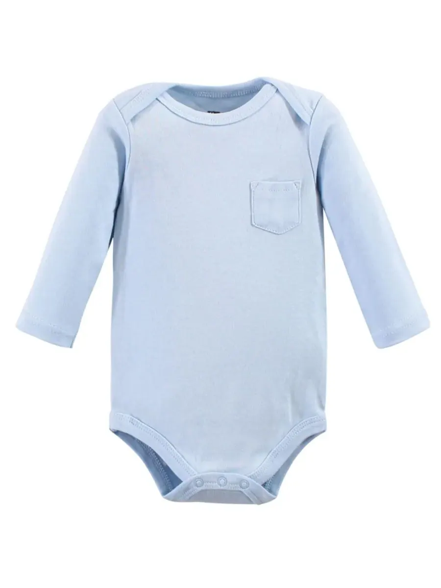 Коллекция из пяти хлопковых боди с длинными рукавами Hudson Baby, Polar Bear — изображение 2 из 6