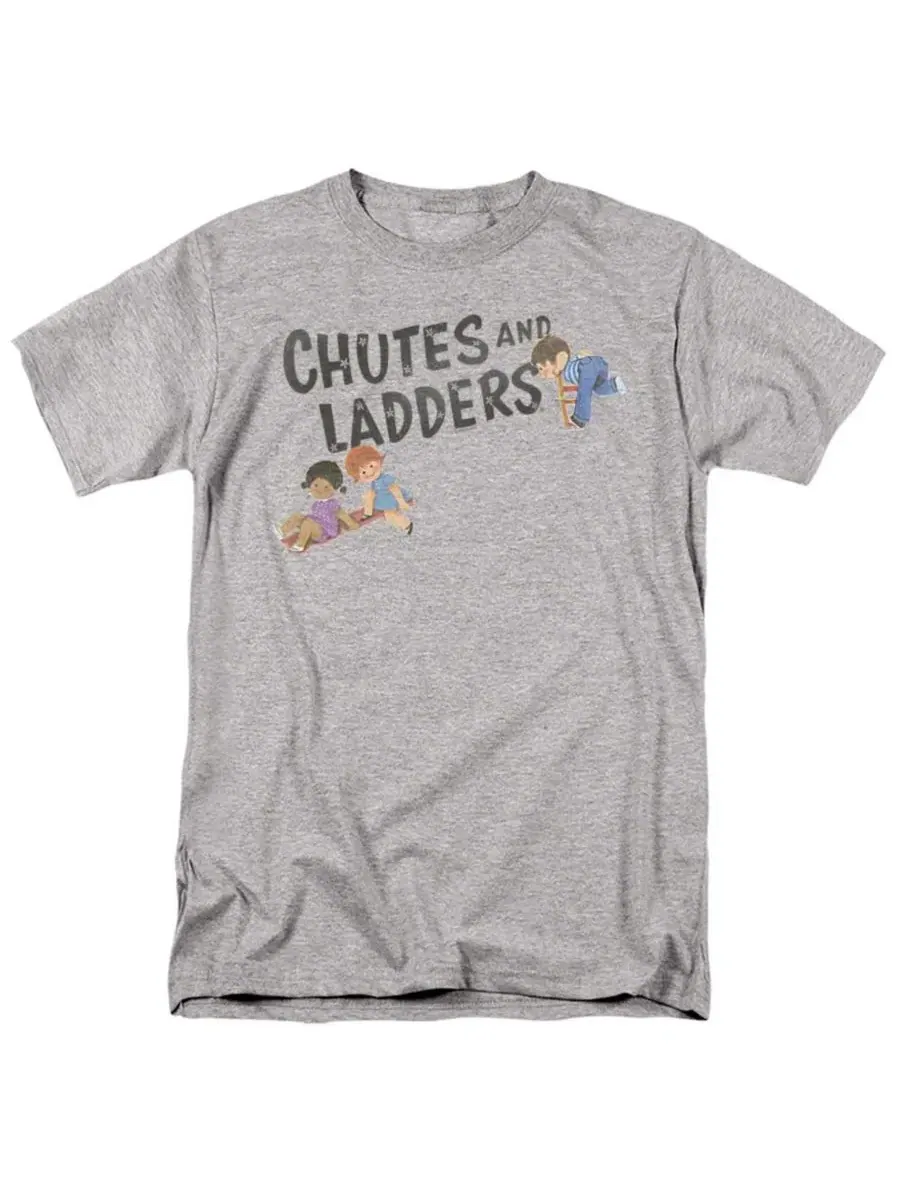 Футболка с принтом Chutes And Ladders Logo Logovision — изображение 1 из 3, приглушенный